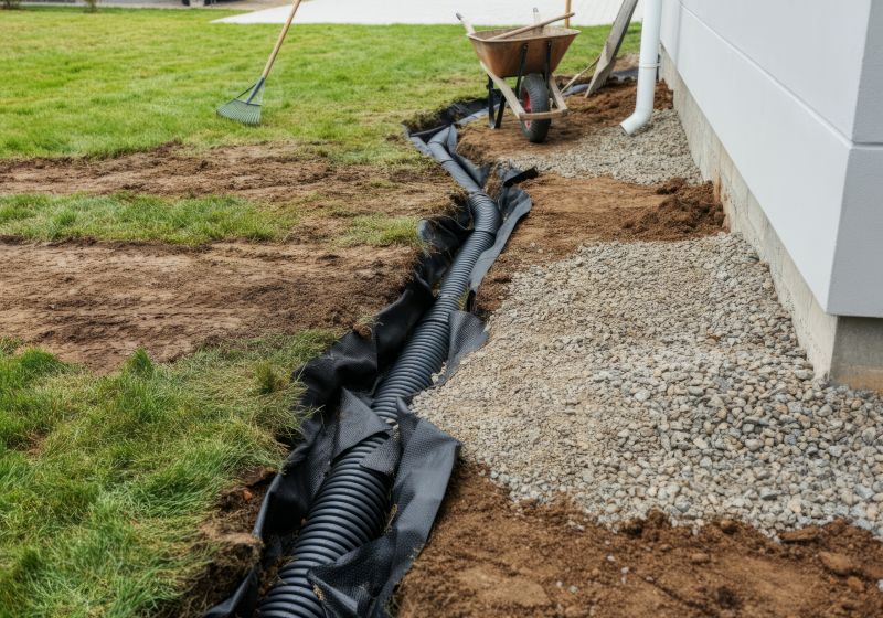 Veranda Drainage Installation